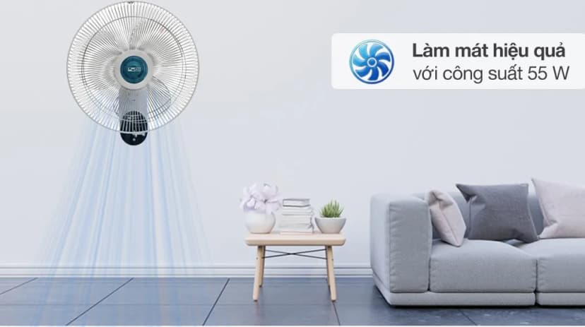 So sánh giá Quạt treo tường AC 3 cánh AWF04A163 55W - Tìm sản phẩm giá rẻ nhất - Ảnh 5