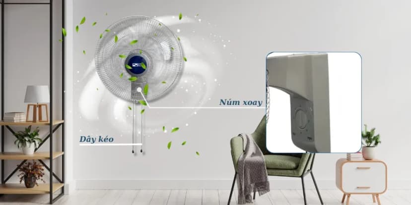 So sánh giá Quạt treo tường AC 3 cánh AWF04A163 55W - Tìm sản phẩm giá rẻ nhất - Ảnh 6