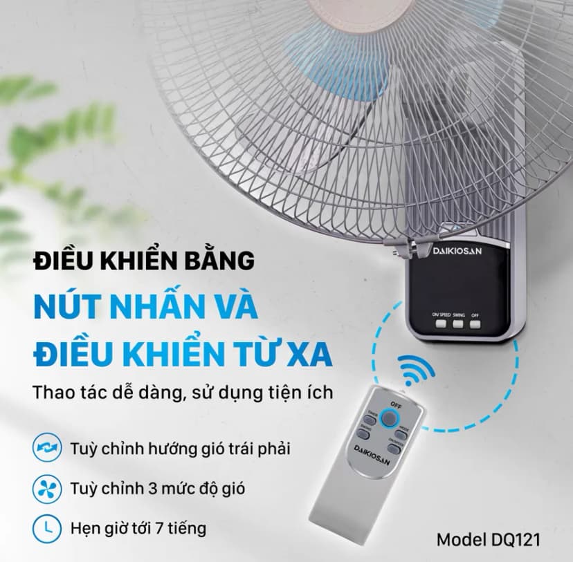 So sánh giá Quạt treo tường Daikiosan 6 cánh DQ122 60W - Tìm sản phẩm giá rẻ nhất - Ảnh 11