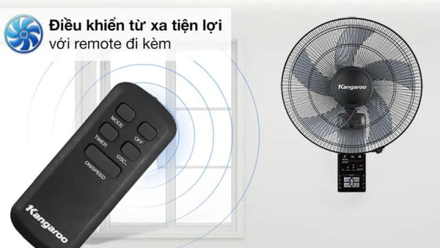 So sánh giá Quạt treo tường Kangaroo 5 cánh KG724 55W rẻ nhất? - Ảnh 18