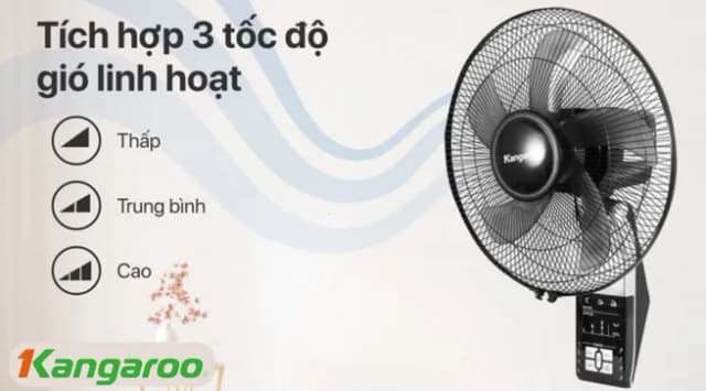 So sánh giá Quạt treo tường Kangaroo 5 cánh KG724 55W rẻ nhất? - Ảnh 19