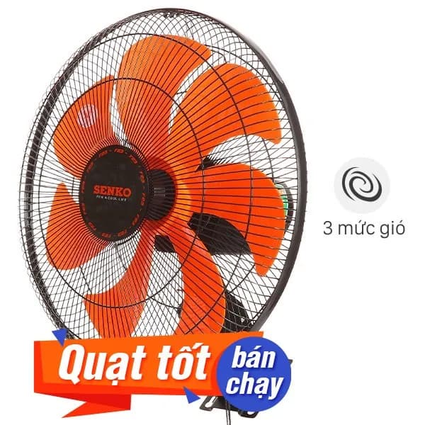 Quạt treo tường Senko 7 cánh TC1622 65W - Ảnh 7