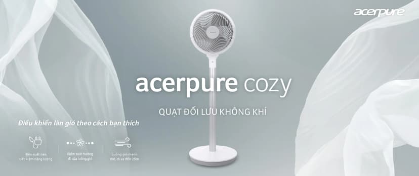 Quạt tuần hoàn Acerpure Cozy F1 3 cánh AF551-20W 25W - Giá rẻ nhất hôm nay - Ảnh 20