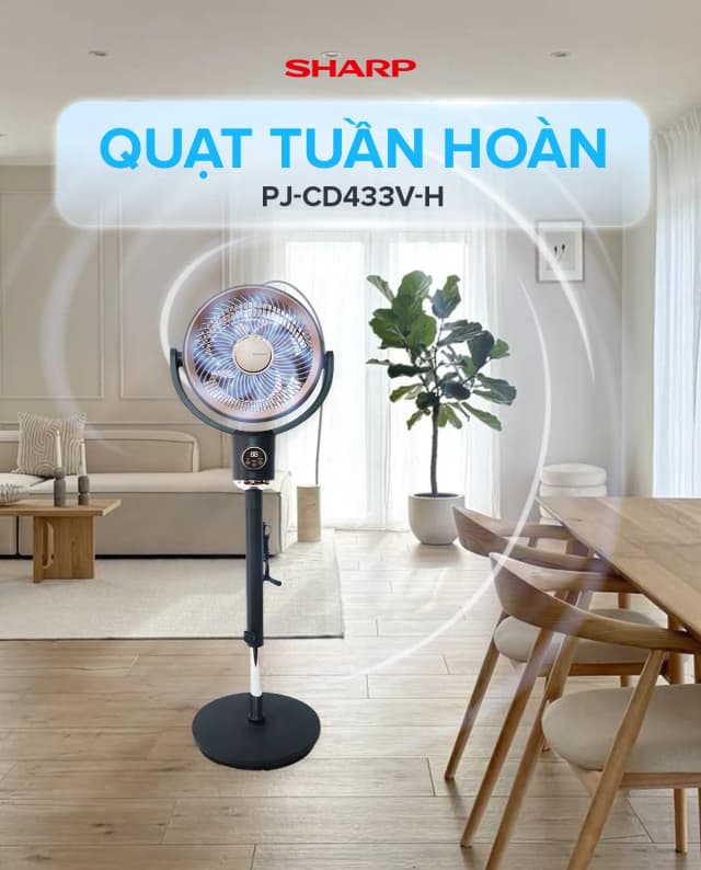 So sánh giá Quạt tuần hoàn Sharp 3 cánh PJ-CD114V-C 36W rẻ nhất? - Ảnh 12