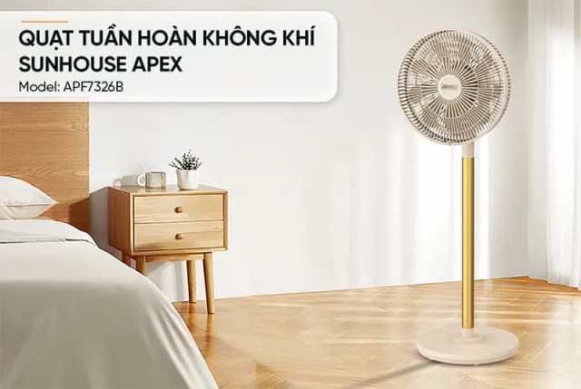Top 1 so sánh giá Quạt tuần hoàn Sunhouse Apex 3 cánh APF7321G 40W - Tìm sản phẩm giá rẻ nhất - Ảnh 3