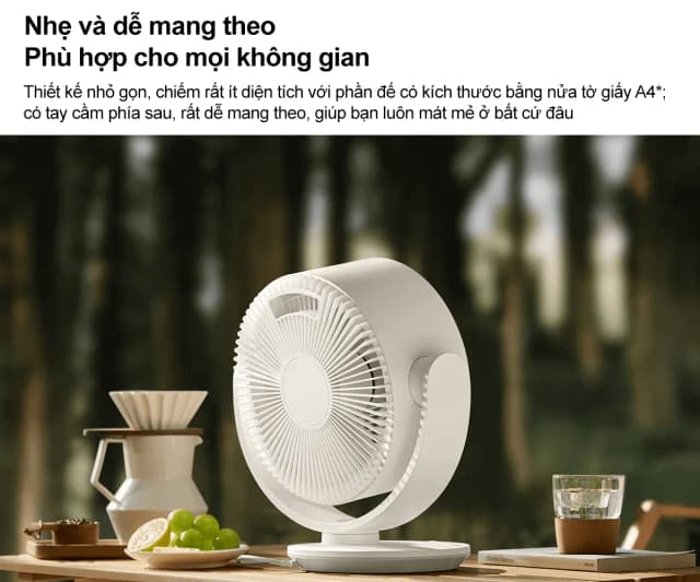 Top 1 so sánh giá Quạt tuần hoàn Xiaomi Smart Desktop Air Circulation Fan EU 3 cánh BHR9872EU 18W - Tìm sản phẩm giá rẻ nhất - Ảnh 9
