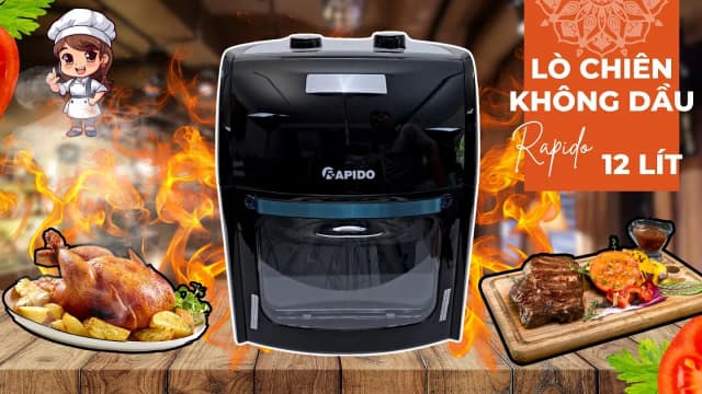 So sánh giá Lò chiên không dầu Rapido 12 lít RAF-12M1 rẻ nhất? - Ảnh 15
