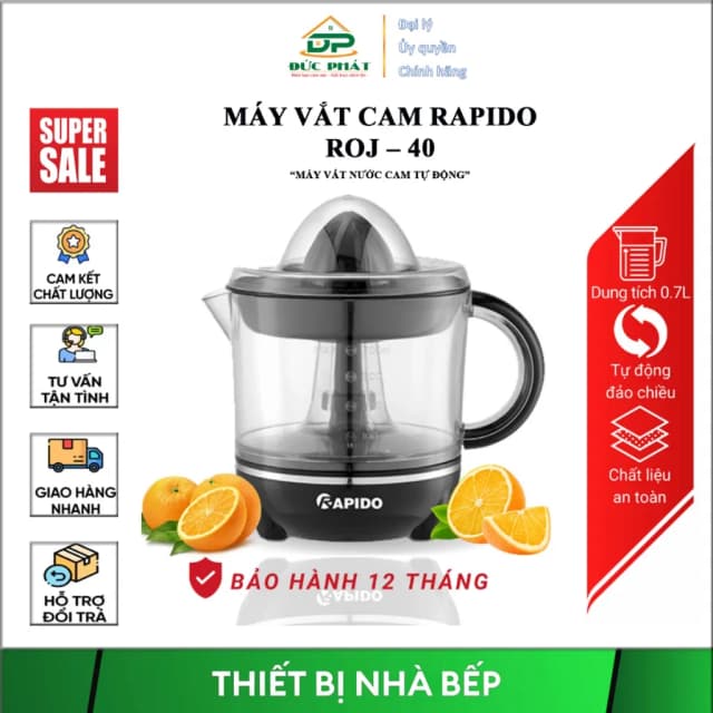 Top 1 so sánh giá Máy vắt cam Rapido ROJ-40 - Tìm sản phẩm giá rẻ nhất - Ảnh 19