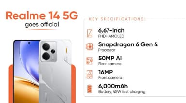 Điện thoại realme 14 5G 12GB/256GB - 14