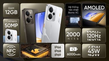 Điện thoại realme 14 5G 12GB/256GB - 6