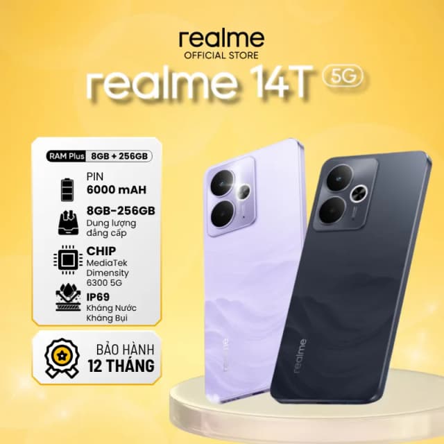 Điện thoại realme 14T 5G 8GB/256GB - 7