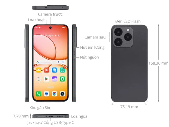 Điện thoại realme 15T 5G 8GB/256GB - 11