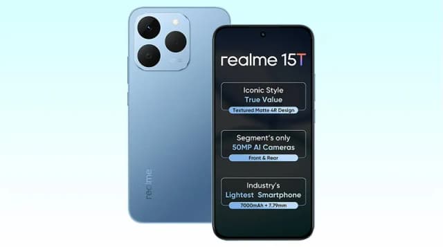 Điện thoại realme 15T 5G 8GB/256GB - 12