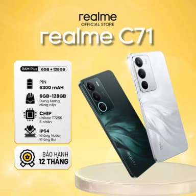 Điện thoại realme C71 6GB/128GB - 14