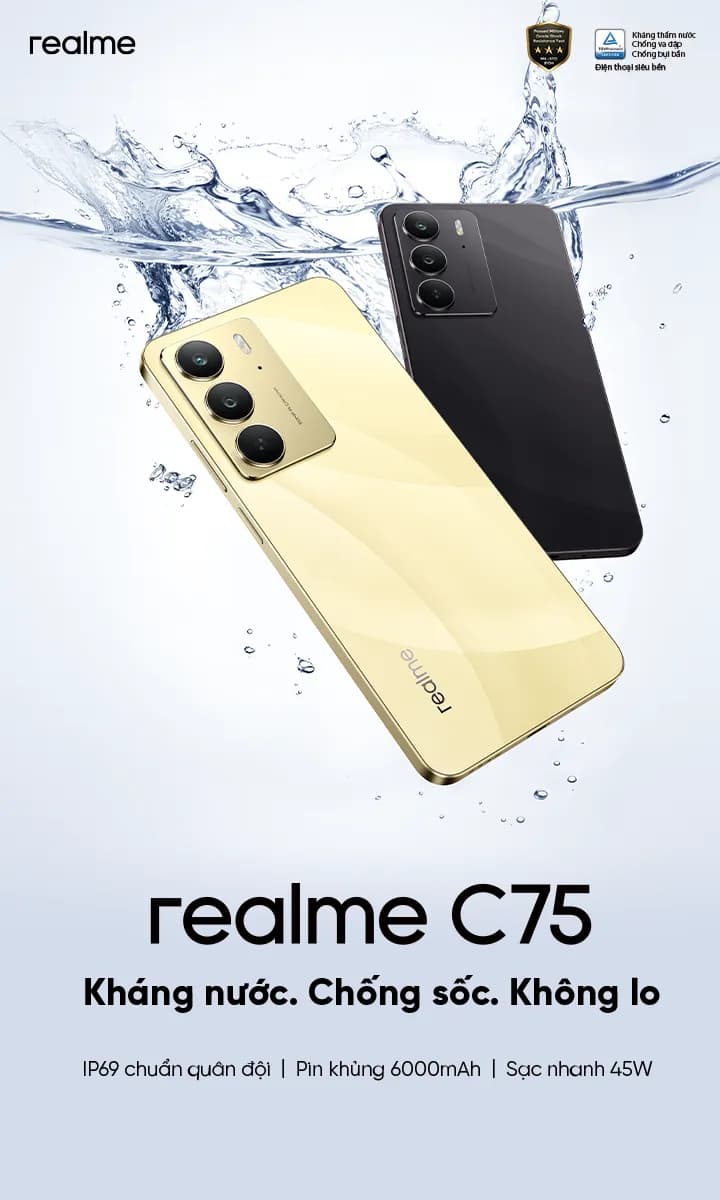 So sánh giá Điện thoại realme C75 8GB/128GB - Tìm sản phẩm giá rẻ nhất - Ảnh 18
