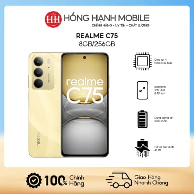 Điện thoại realme C75 8GB/256GB - 18
