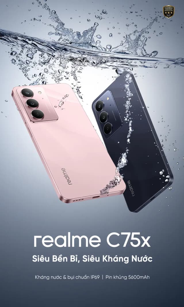 Điện thoại realme C75x 8GB/256GB - 15