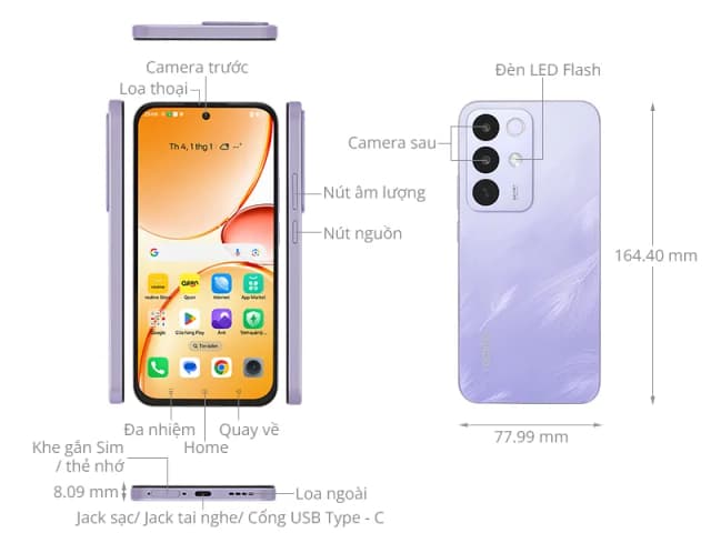 So sánh giá Điện thoại realme C85 8GB/128GB rẻ nhất? - Ảnh 8