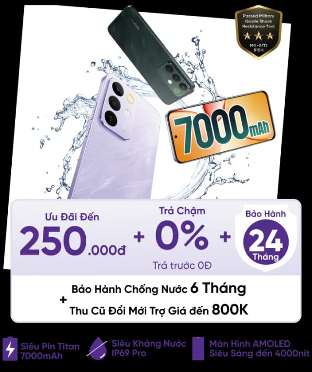 Điện thoại realme C85 Pro 8GB/128GB - 16