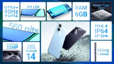 Điện thoại realme Note 60 6GB/128GB - 5