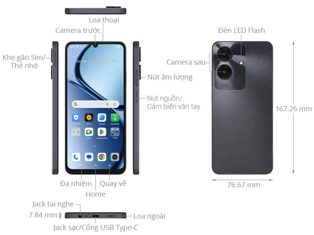 Điện thoại realme Note 60 6GB/128GB - 7