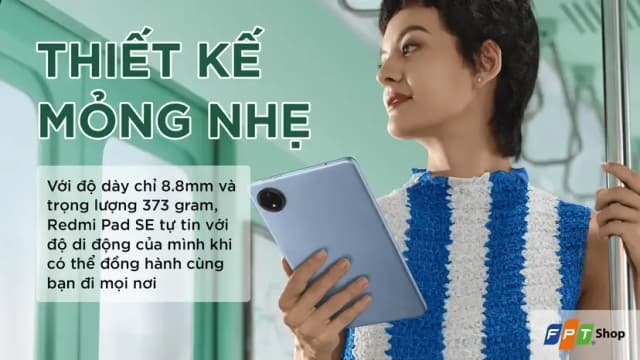 Máy tính bảng Xiaomi Redmi Pad SE 8.7 4G 6GB/128GB - 13