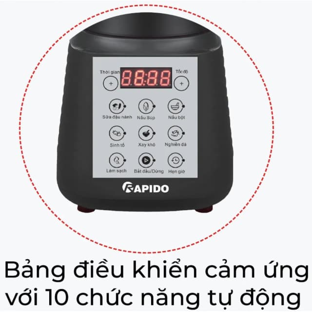 So sánh giá Máy làm sữa hạt đa năng Rapido RHB-1800D rẻ nhất? - Ảnh 19