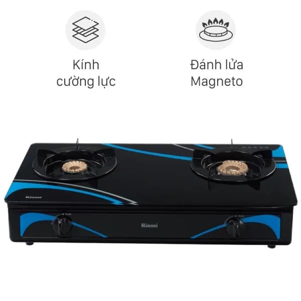 Bếp ga đôi Rinnai RV-3715GL(BC) - Ảnh 8