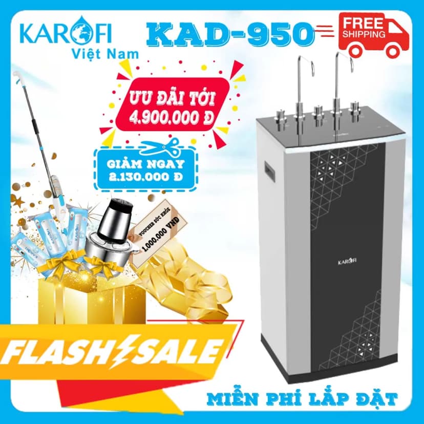 So sánh giá Máy lọc nước RO nóng nguội lạnh Hydrogen Karofi KAD-X39 10 lõi - Tìm sản phẩm giá rẻ nhất - Ảnh 2