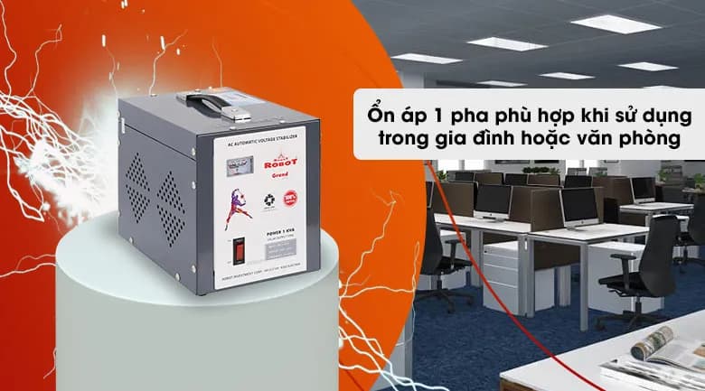 Ổn áp Robot 1 pha 1KVA 90 - Giá rẻ nhất hôm nay - Ảnh 3