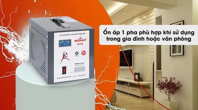 Ổn áp Robot 1 pha 2KVA 90 - Giá rẻ nhất hôm nay - Ảnh 3