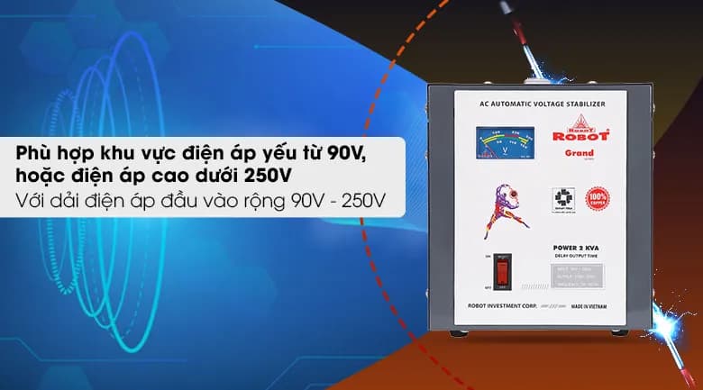 Ổn áp Robot 1 pha 2KVA 90 - Giá rẻ nhất hôm nay - Ảnh 4