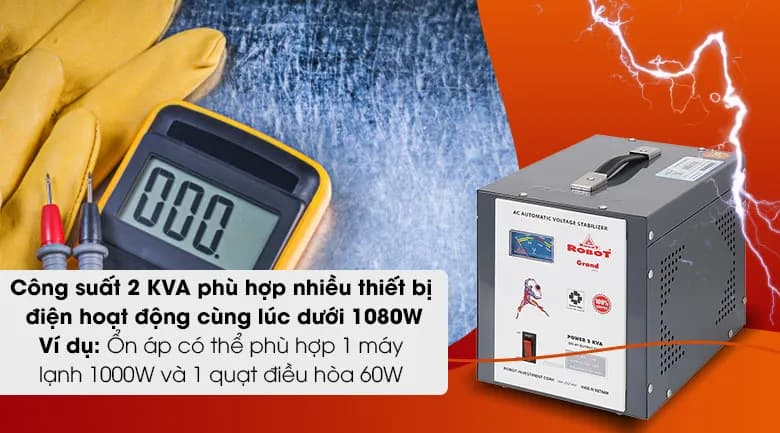 Ổn áp Robot 1 pha 2KVA 90 - Giá rẻ nhất hôm nay - Ảnh 5
