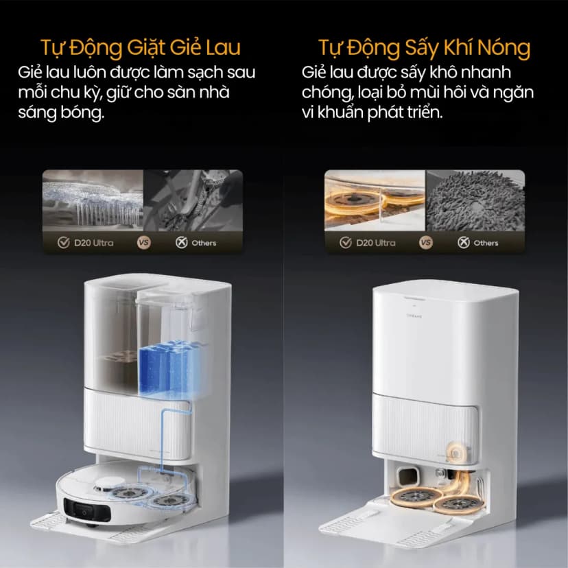 Robot hút bụi lau nhà Dreame D20 Ultra - Giá rẻ nhất hôm nay - Ảnh 20