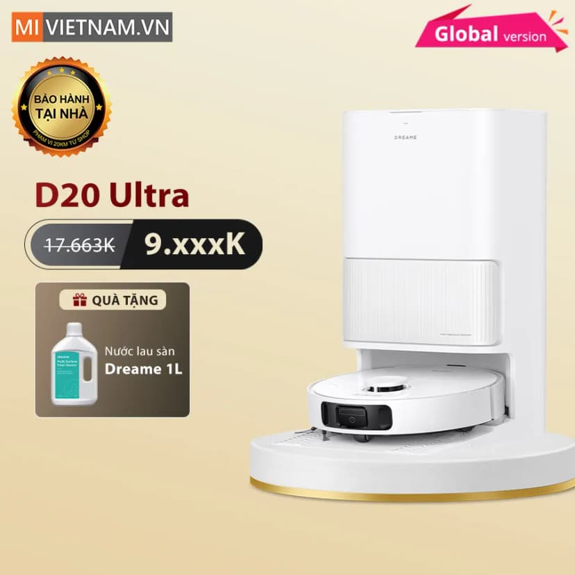 Robot hút bụi lau nhà Dreame D20 Ultra - Giá rẻ nhất hôm nay - Ảnh 3
