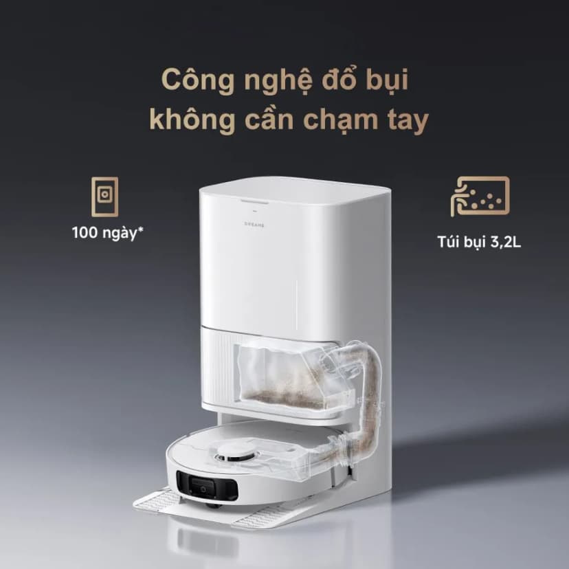 Robot hút bụi lau nhà Dreame D20 Ultra - Giá rẻ nhất hôm nay - Ảnh 4