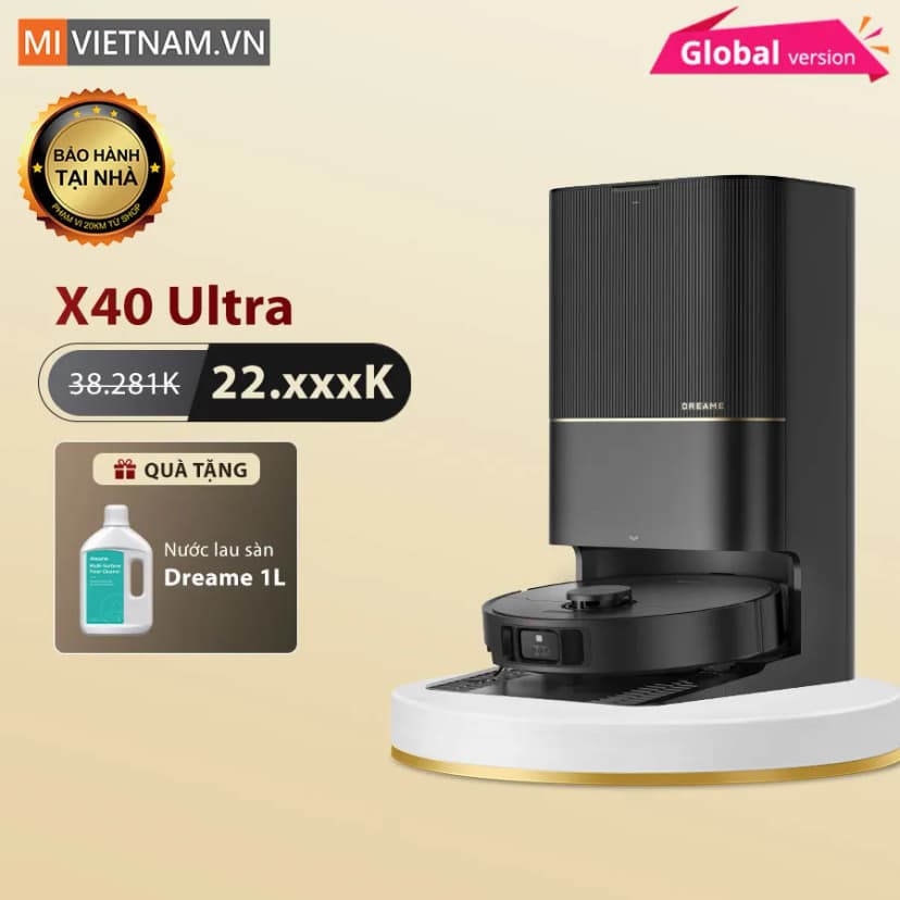 Robot hút bụi lau nhà Dreame X40 Ultra - Giá rẻ nhất hôm nay - Ảnh 10