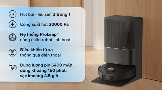 So sánh giá Robot hút bụi lau nhà Dreame X50 Ultra rẻ nhất? - Ảnh 2