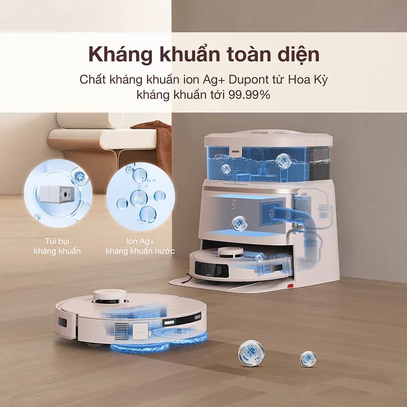 Robot hút bụi lau nhà Ecovacs X12 OMNICYCLONE - Giá rẻ nhất hôm nay - Ảnh 17