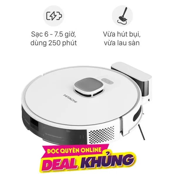 So sánh giá Robot hút bụi lau nhà Hitachi RV-X20P - Tìm sản phẩm giá rẻ nhất - Ảnh 2