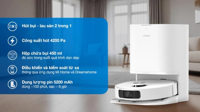 So sánh giá Robot hút bụi lau nhà Dreame L10 Prime rẻ nhất? - Ảnh 9