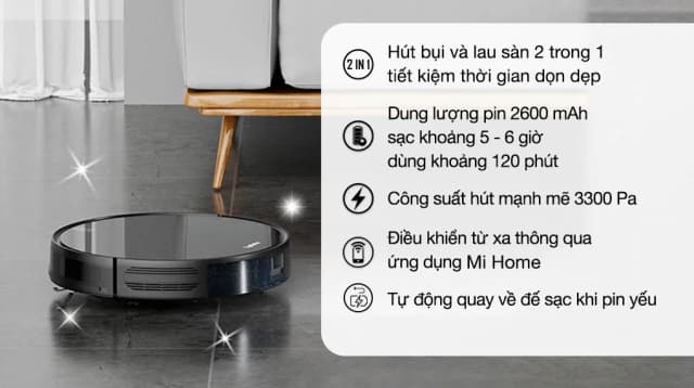 So sánh giá Robot hút bụi lau nhà Lydsto G1 rẻ nhất? - Ảnh 3
