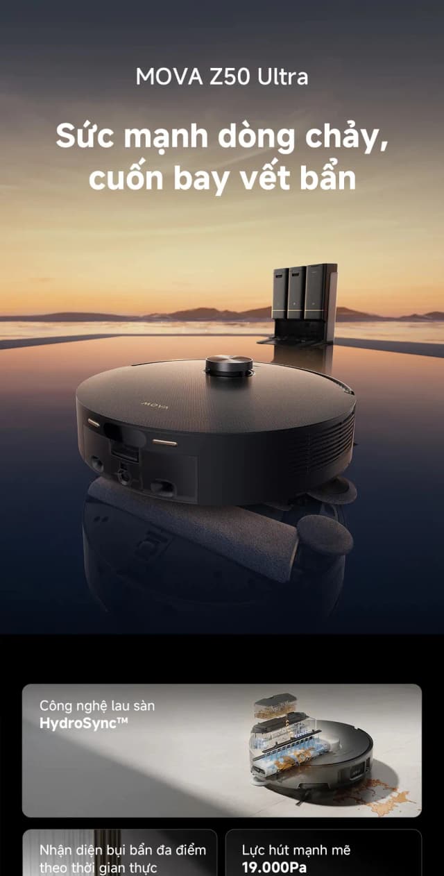 So sánh giá Robot hút bụi lau nhà Mova Z50 Ultra rẻ nhất? - Ảnh 7