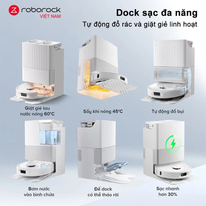 So sánh giá Robot hút bụi lau nhà Roborock Qrevo 2 Pro - Trắng - Tìm sản phẩm giá rẻ nhất - Ảnh 18