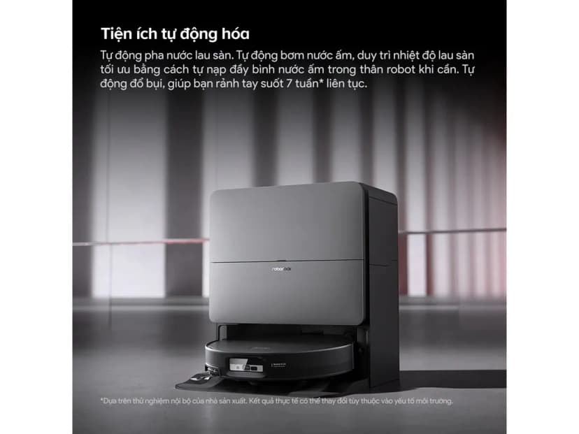So sánh giá Robot hút bụi lau nhà Roborock Saros 20 Auto (RRE0CPS+EWFD51HRR) - Đen - Tìm sản phẩm giá rẻ nhất - Ảnh 12