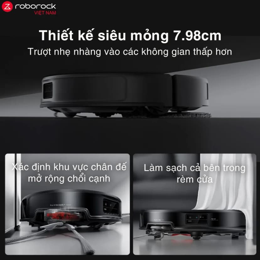 So sánh giá Robot hút bụi lau nhà Roborock Saros 20 Auto (RRE0CPS+EWFD51HRR) - Đen - Tìm sản phẩm giá rẻ nhất - Ảnh 8