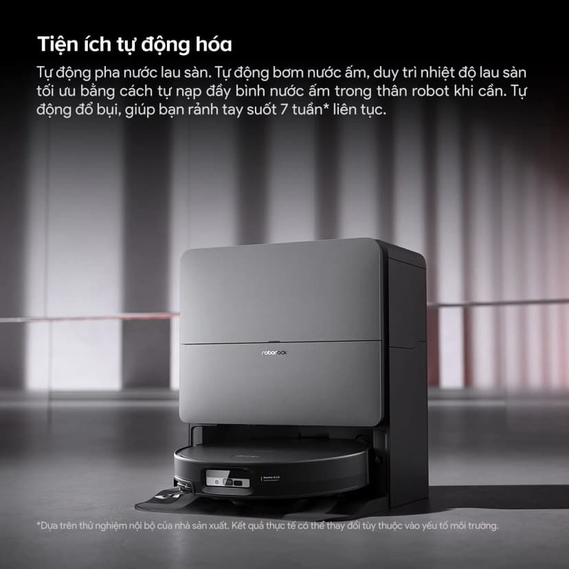 So sánh giá Robot hút bụi lau nhà Roborock Saros 20 Auto (RRE0CPS+EWFD51HRR) - Đen - Tìm sản phẩm giá rẻ nhất - Ảnh 9