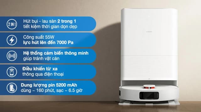 So sánh giá Robot hút bụi lau nhà Xiaomi X20 Pro rẻ nhất? - Ảnh 3