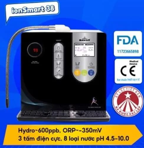 So sánh giá Máy lọc nước điện giải ion kiềm nóng nguội ROBOT IonSmart 38X 3 tấm điện cực rẻ nhất? - Ảnh 20