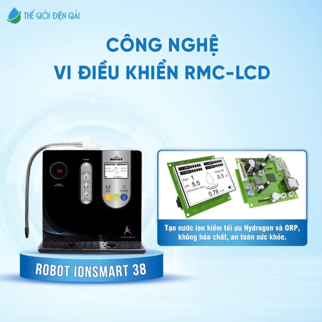 So sánh giá Máy lọc nước điện giải ion kiềm nóng nguội ROBOT IonSmart 38X 3 tấm điện cực rẻ nhất? - Ảnh 10